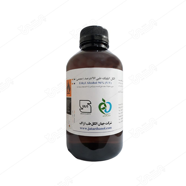 الکل اتیلیک طبی یک لیتری 70 درصد جهان طب اراک