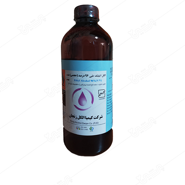 الکل اتیلیک طبی یک لیتری 70 درصد کیمیا الکل زنجان
