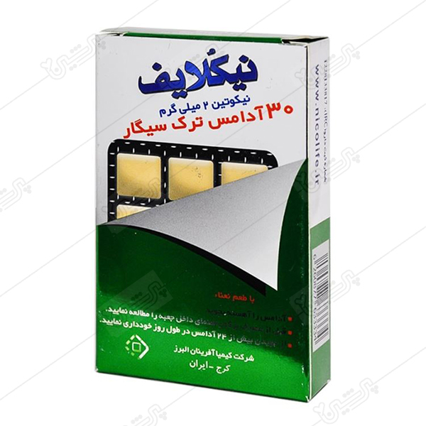 آدامس ترک سیگار نعنا نیکلایف